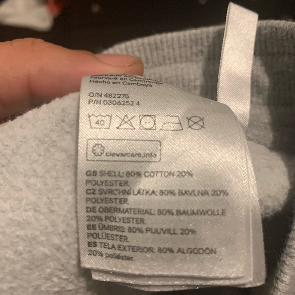 Gray size 6-7y sweatpants for kids - Picture 4 of 4